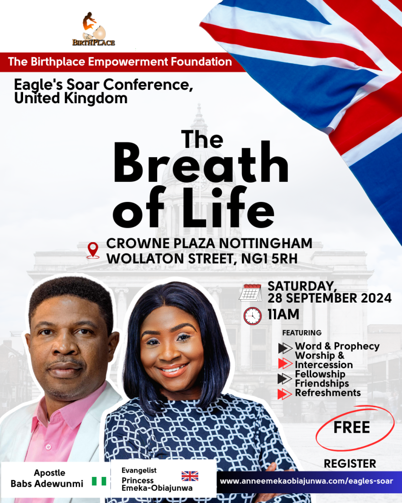 Eagle's soar conference united kingdom nottingham princess emeka-obiajunwa